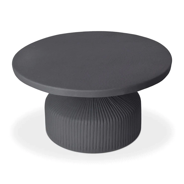 Black MDF Round Coffee Table Black MDF Round Coffee Table